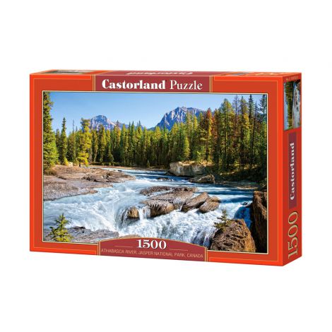 Puzzle Castorland 1500el Athabasca River Jasper National Park, Kanada